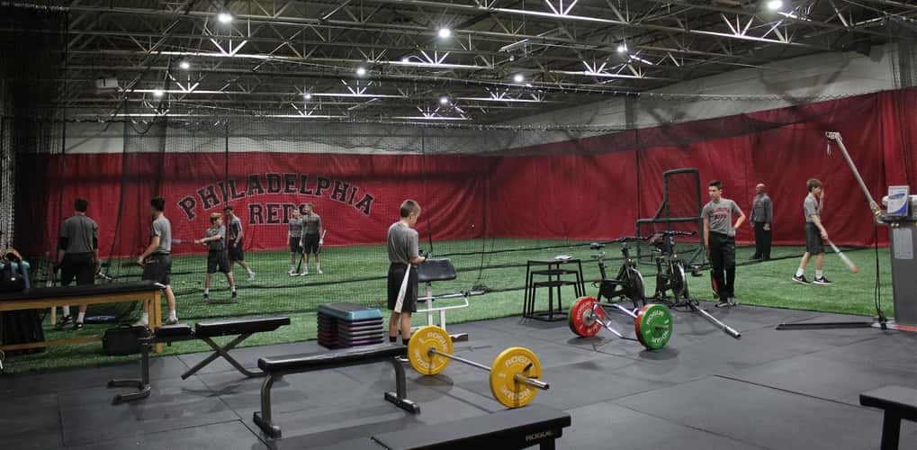 Philadelphia Reds baseball academy in King of Prussia, PA